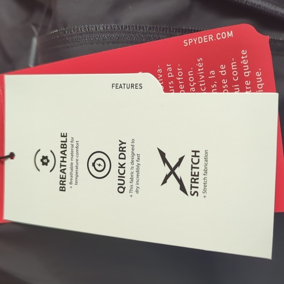 Spyder Active Full-Zip Hooded Jacket Size XL NWT MSRP $98 - Picture 8 of 8